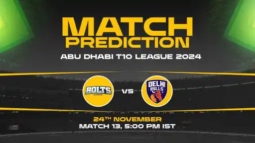 Abu Dhabi T10: 13th Match, AB vs DB, Match Prediction - Who Will Win Today?