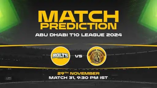 Abu Dhabi T10: 31st Match, AB vs NW, Match Prediction - Who Will Win Today?