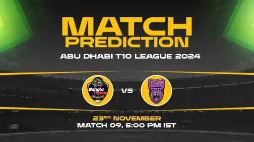 Abu Dhabi T10: 9th Match, BT vs SA, Match Prediction - Who Will Win Today?