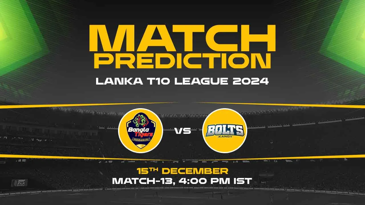Lanka Super League T10: 13th Match, HBT vs KB, Match Prediction - Who Will Win Today?