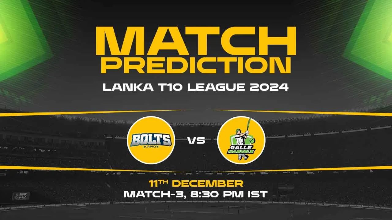 Lanka Super League T10: 3rd Match, KB vs GM, Match Prediction - Who Will Win Today?
