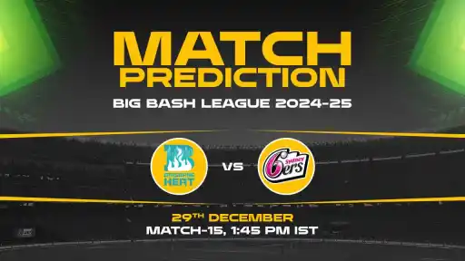 Big Bash League: 15th Match, BH vs SS, Match Prediction - Who Will Win Today?