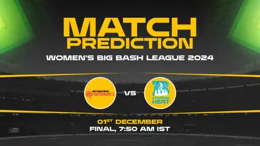 WBBL 2024: MR vs BH Today Match Prediction