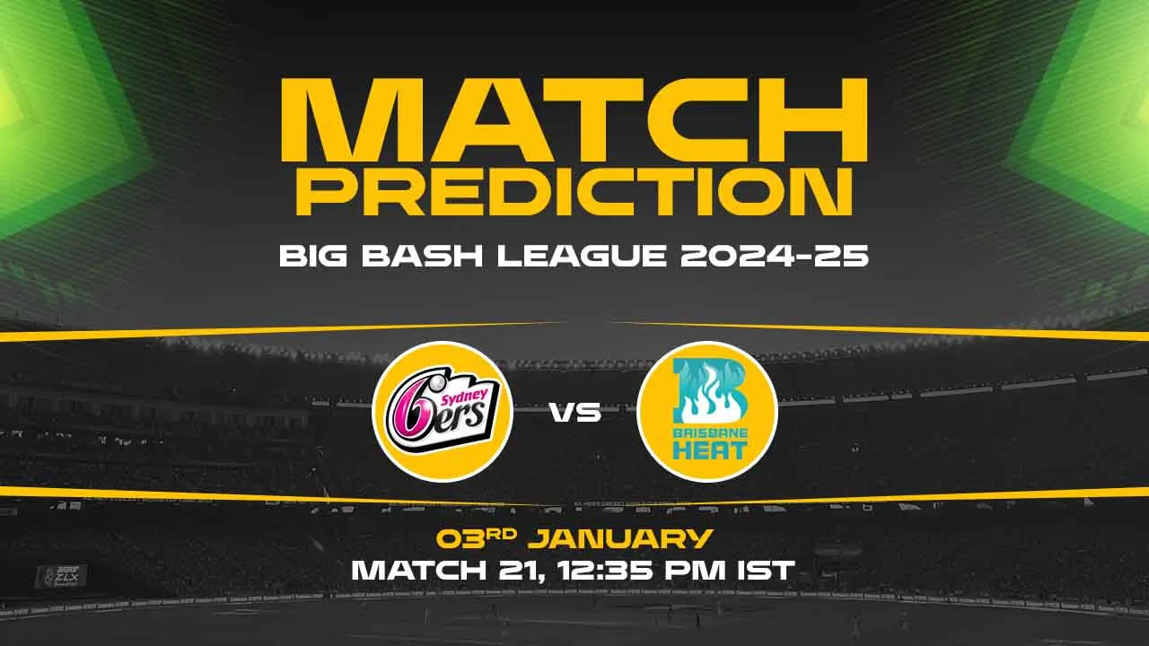 Big Bash League: 21st Match, SS vs BH, Match Prediction - Who Will Win Today?