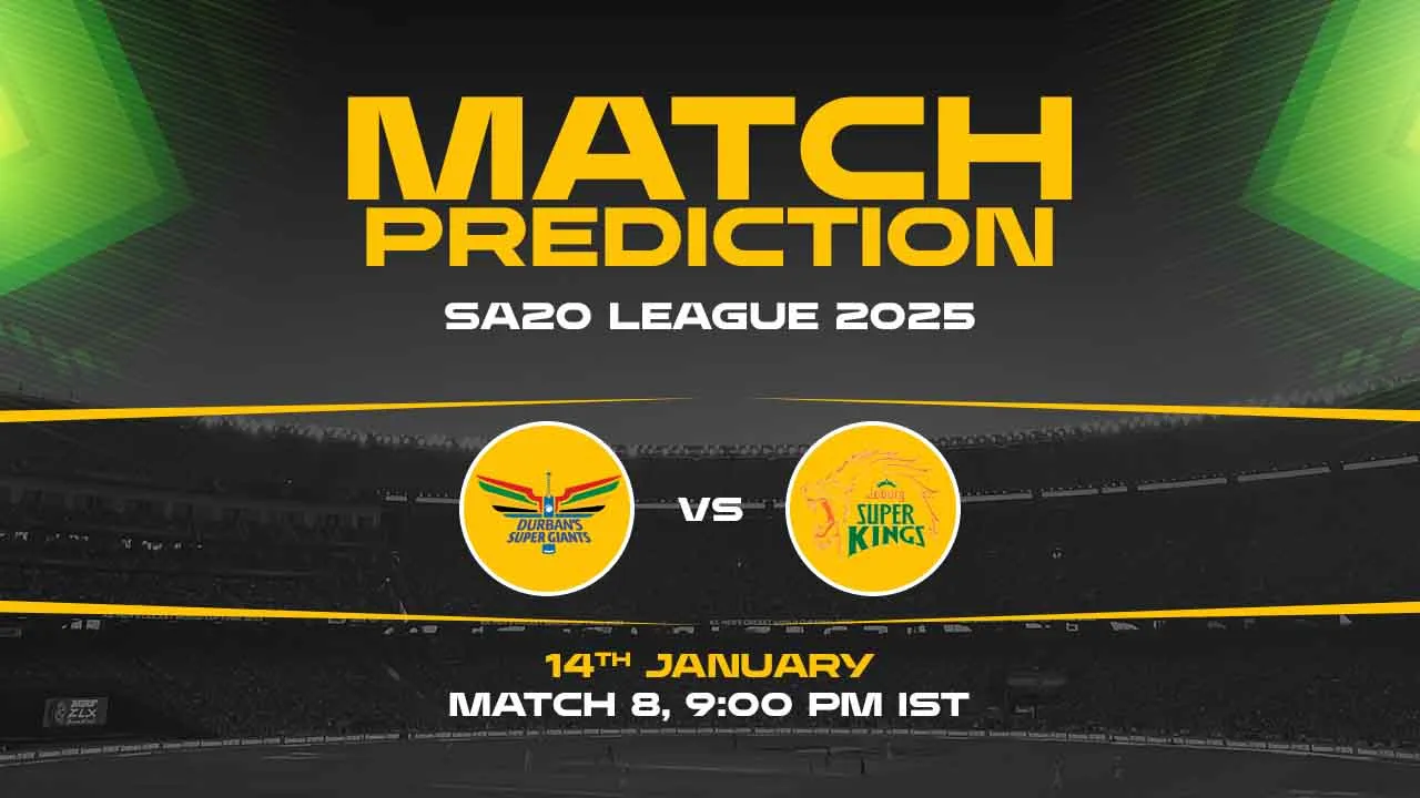 SA20: 8th Match, DSG vs JSK, Match Prediction - Who Will Win Today?