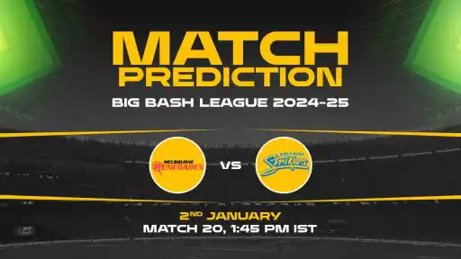 Big Bash League: 20th Match, MR vs AS, Match Prediction - Who Will Win Today?