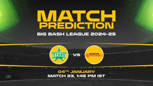 Big Bash League: 23rd Match, MR vs MS, Match Prediction - Who Will Win Today?