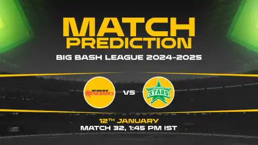 Big Bash League: 32nd Match, MR vs MS, Match Prediction - Who Will Win Today?