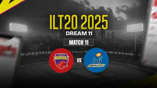 SW vs MIE Dream11 Prediction, Sharjah Warriors vs MI Emirates, 11th Match