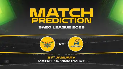 SA20: 16th Match, MICT vs DSG, Match Prediction - Who Will Win Today?