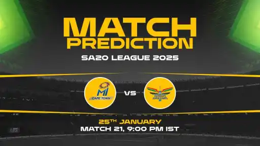 SA20: 21st Match, MICT vs DSG, Match Prediction - Who Will Win Today?