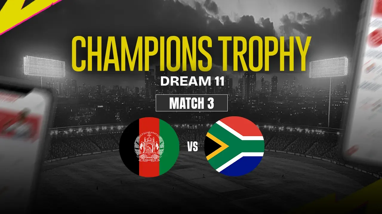 AFG vs SA Dream11 Prediction, Afghanistan vs South Africa, 3rd Match ICCCT