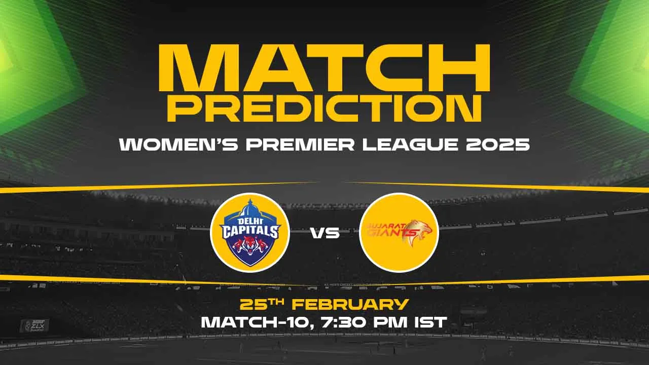WPL 2025, 10th Match, DCW vs GGW, Match Prediction