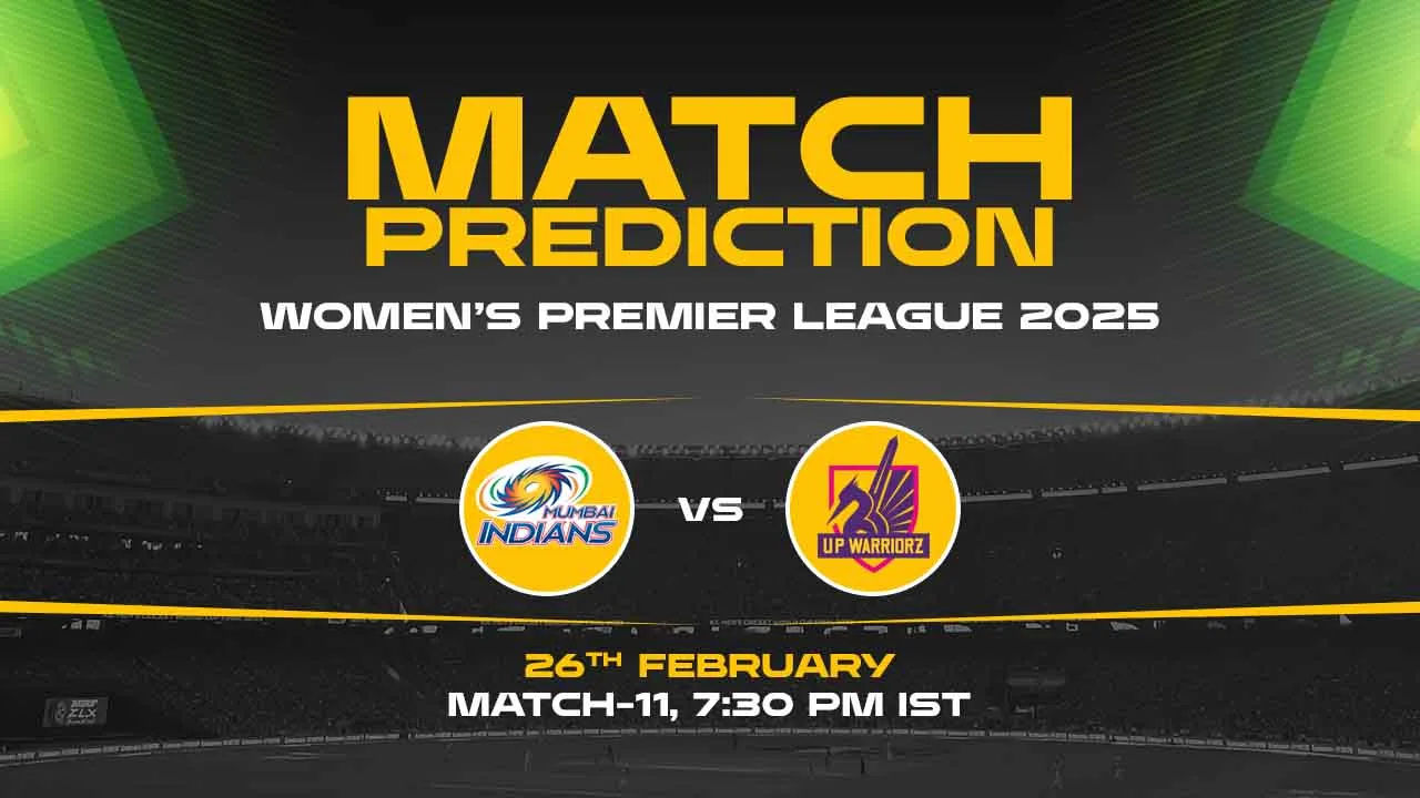 WPL 2025, 11th Match, MIW vs UPW, Match Prediction 