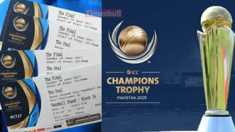 Get Ready for the ICC Champions Trophy 2025 India Matches Ticket Sale