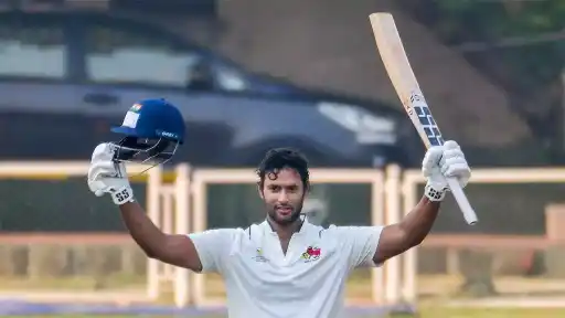 Shivam Dube shines in the Ranji Trophy semi-final with a stunning five-wicket haul, helping Mumbai take control against Vidarbha. Read about his game-changing performance!