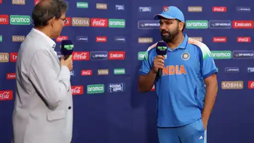 Rohit Sharma dropped a catch that denied Axar Patel a hat-trick