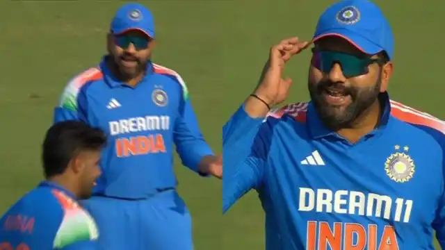 Watch: Rohit Sharma lashes out at Harshit Rana for committing a hilarious fielding lapse