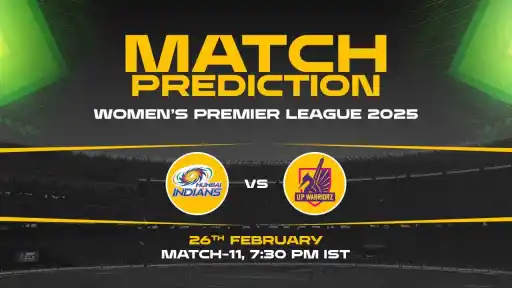 WPL 2025, 11th Match, MIW vs UPW, Match Prediction 