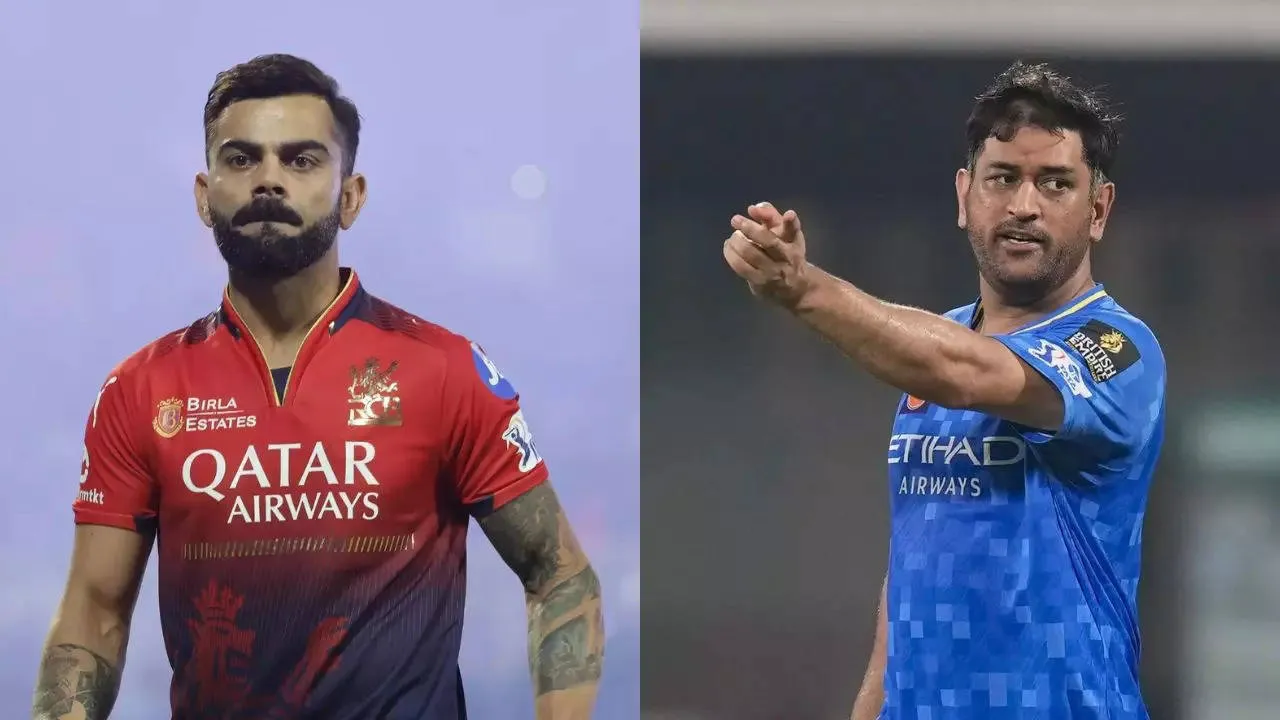 Virat Kohli and MS Dhoni 