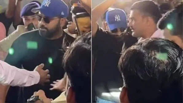 Indian Team members reach home 