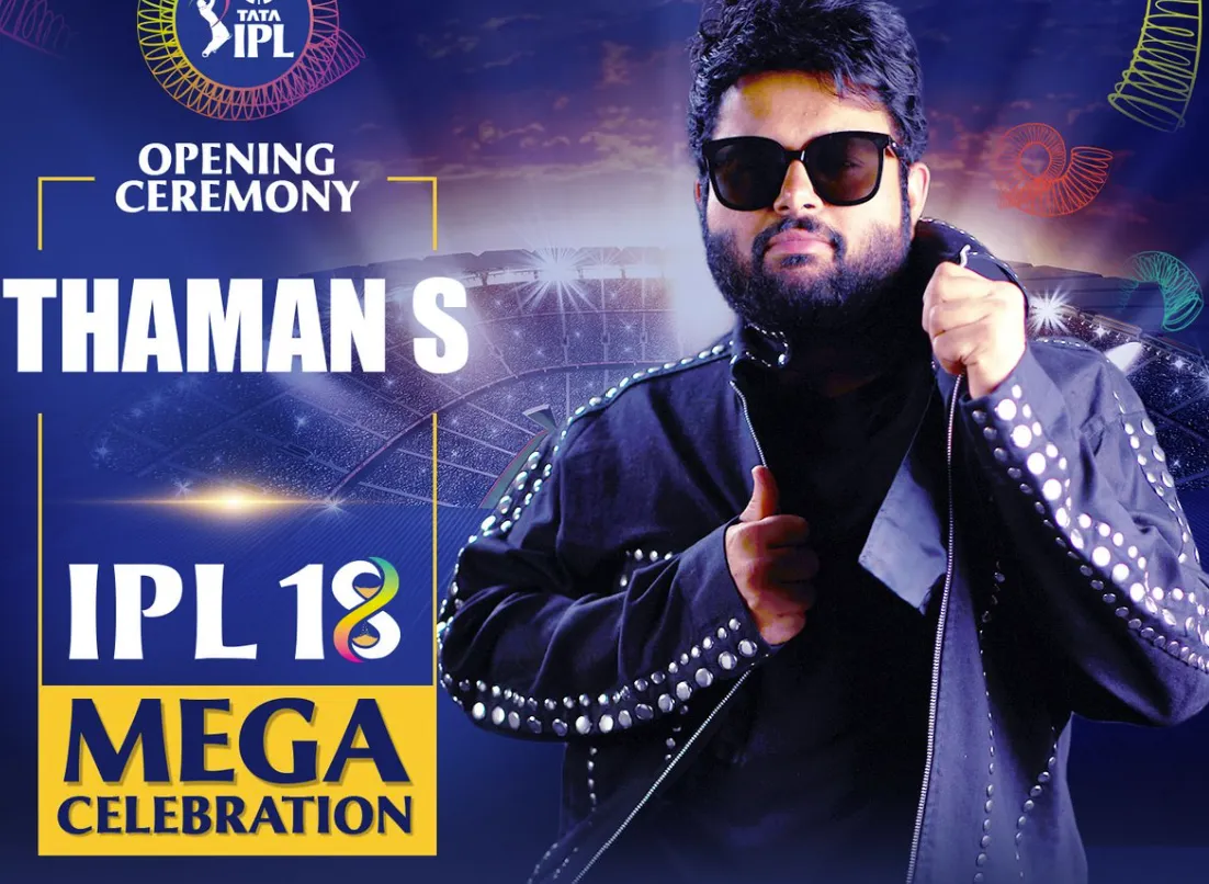 Thaman to Live at Uppal Stadium Before Hyderabad vs. Lucknow Match
