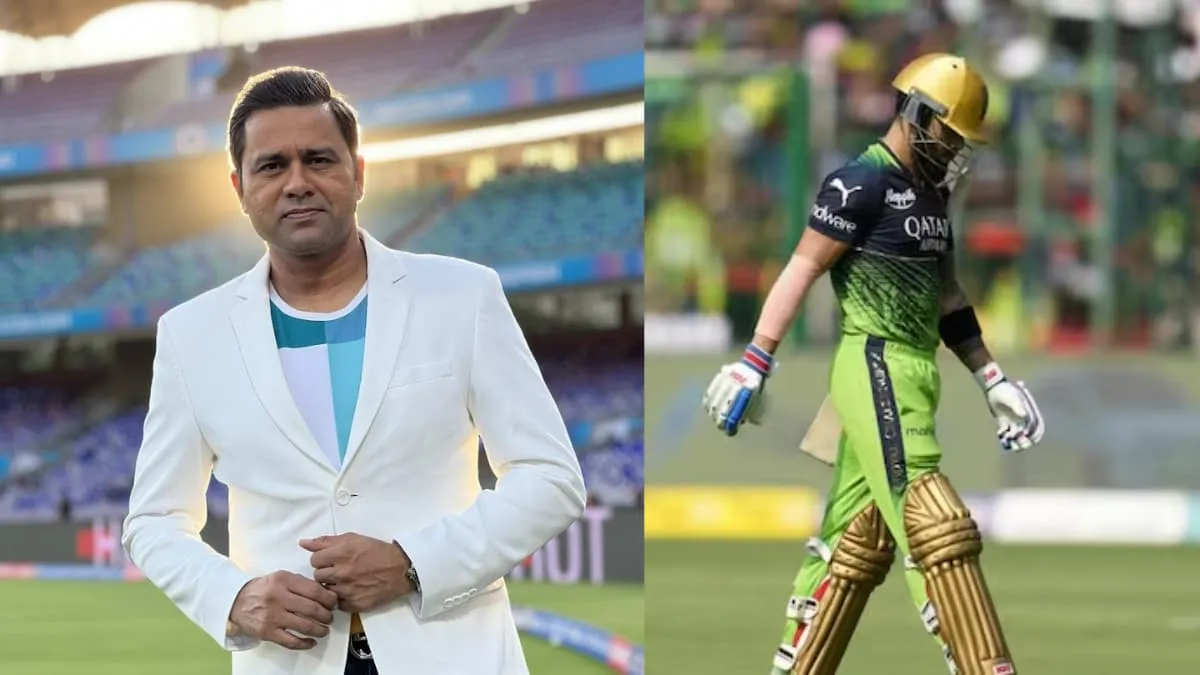 Aakash Chopra and Virat Kohli 