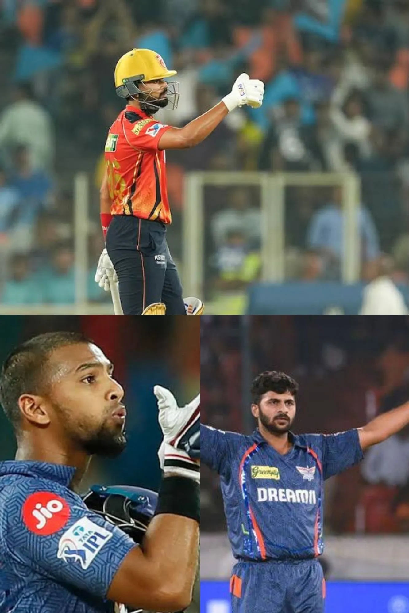 Shreyas Iyer, Nicolas Pooran, Shardul Thakur