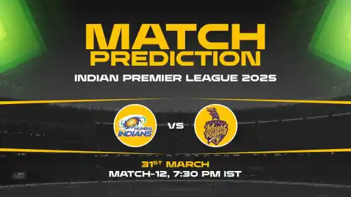 IPL 2025: MI vs KKR Prediction– Match 12