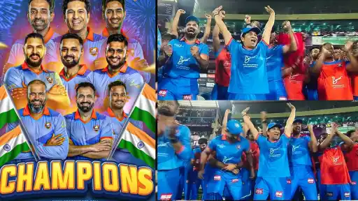 India Masters, led by Sachin Tendulkar, defeated West Indies Masters by 6 wickets to win the IML T20 2025 Final in Raipur.