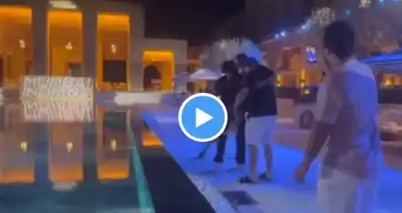 Watch:Mumbai Indians Stars Pull Off a Hilarious Pool Prank