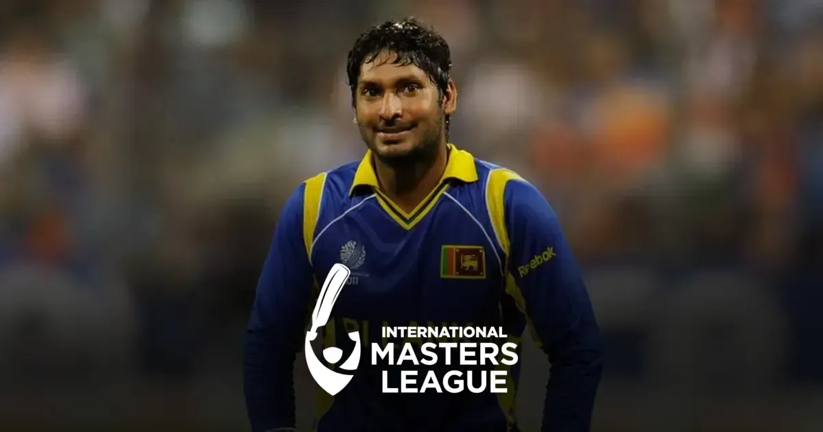 Kumar Sangakkara’s stunning century (106* off 47 balls) as he leads Sri Lanka Masters to a dominant nine-wicket win over England Masters in IML 2025