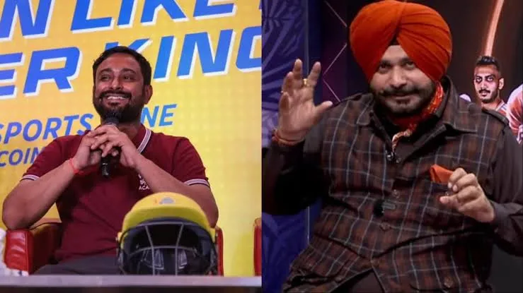 Navjot Singh Siddhu and Ambati Rayudu