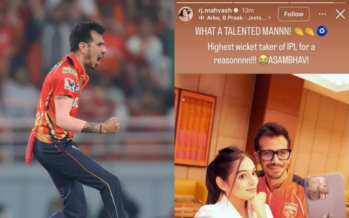 IPL 2025: RJ Mahvash congratulates Yuzvendra Chahal with heartfelt Instagram story