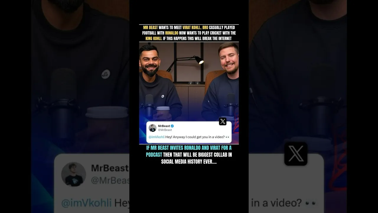 Mr Beast calls out Virat Kohli!