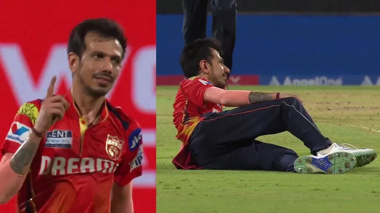 Yuzvendra Chahal's hat-trick against CSK 