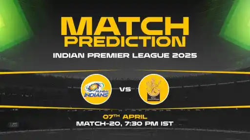 IPL 2025: MI vs RCB Prediction– Match 20