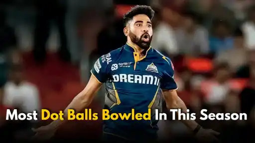 Bowler with most number of dot balls in IPL 2025