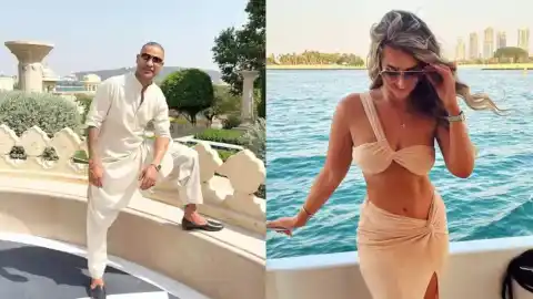 Shikhar Dhawan and Sophie Shine
