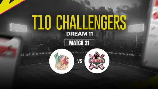 TRN vs KGC Dream11 Prediction, Tally Rangers vs Keraniganj Challengers