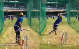 Virat Kohli’s Batting Practice at Wankhede