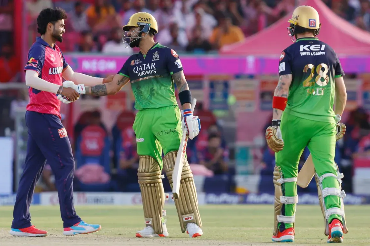 Kumar Kartikeya and Virat Kohli