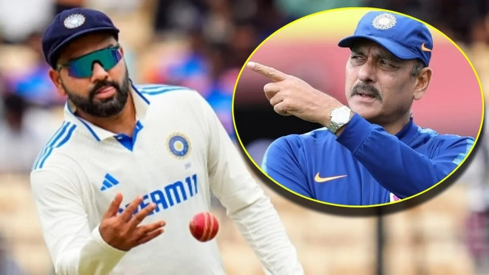 Rohit Sharma and Ravi Shastri