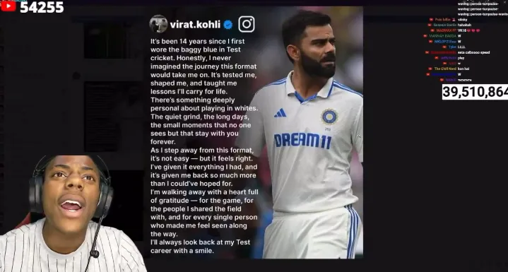 Speed Reaction on Virat Kohli retirement
