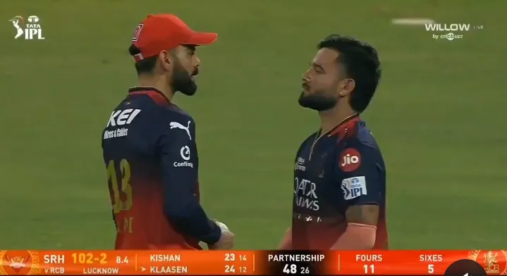 Suyash Sharma Virat Kohli 