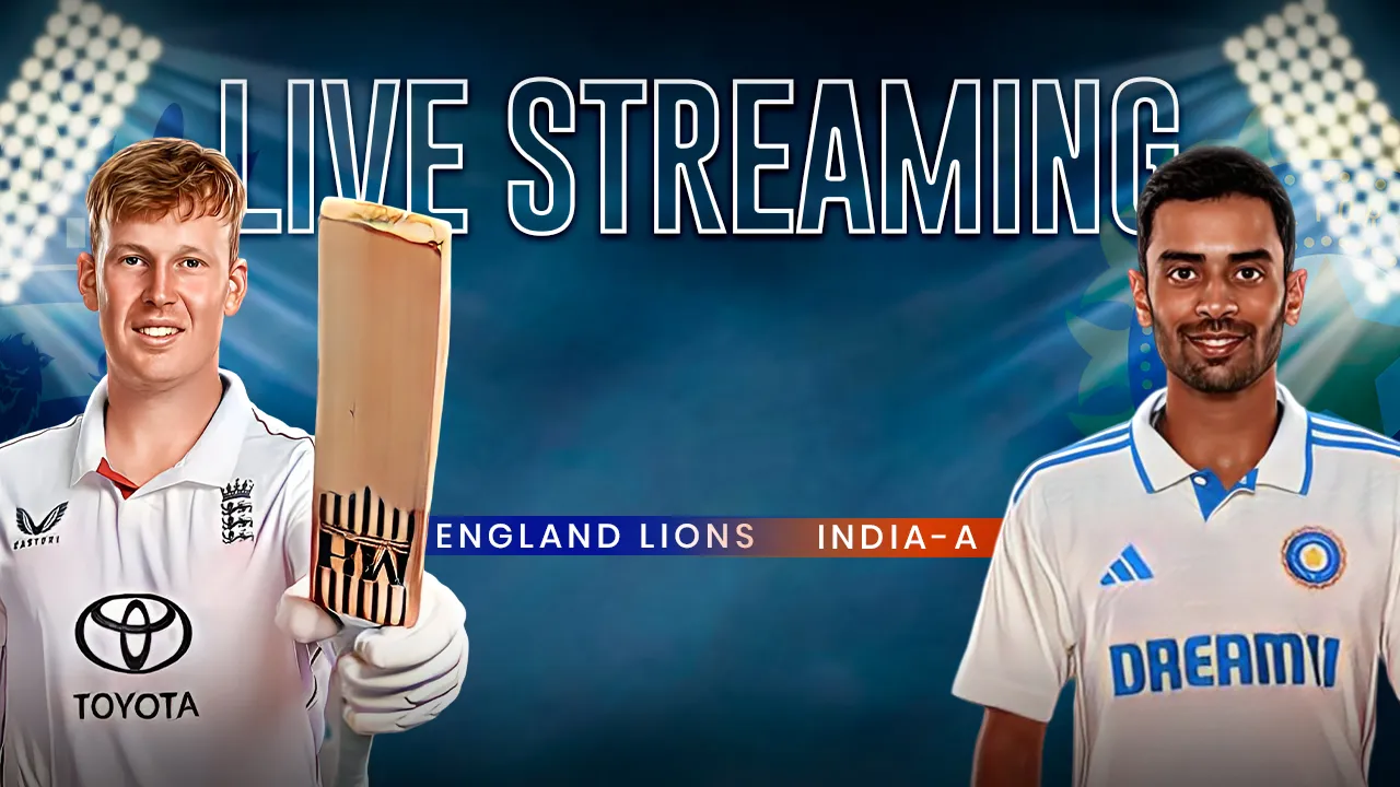 Where to watch England Lions vs India A game?