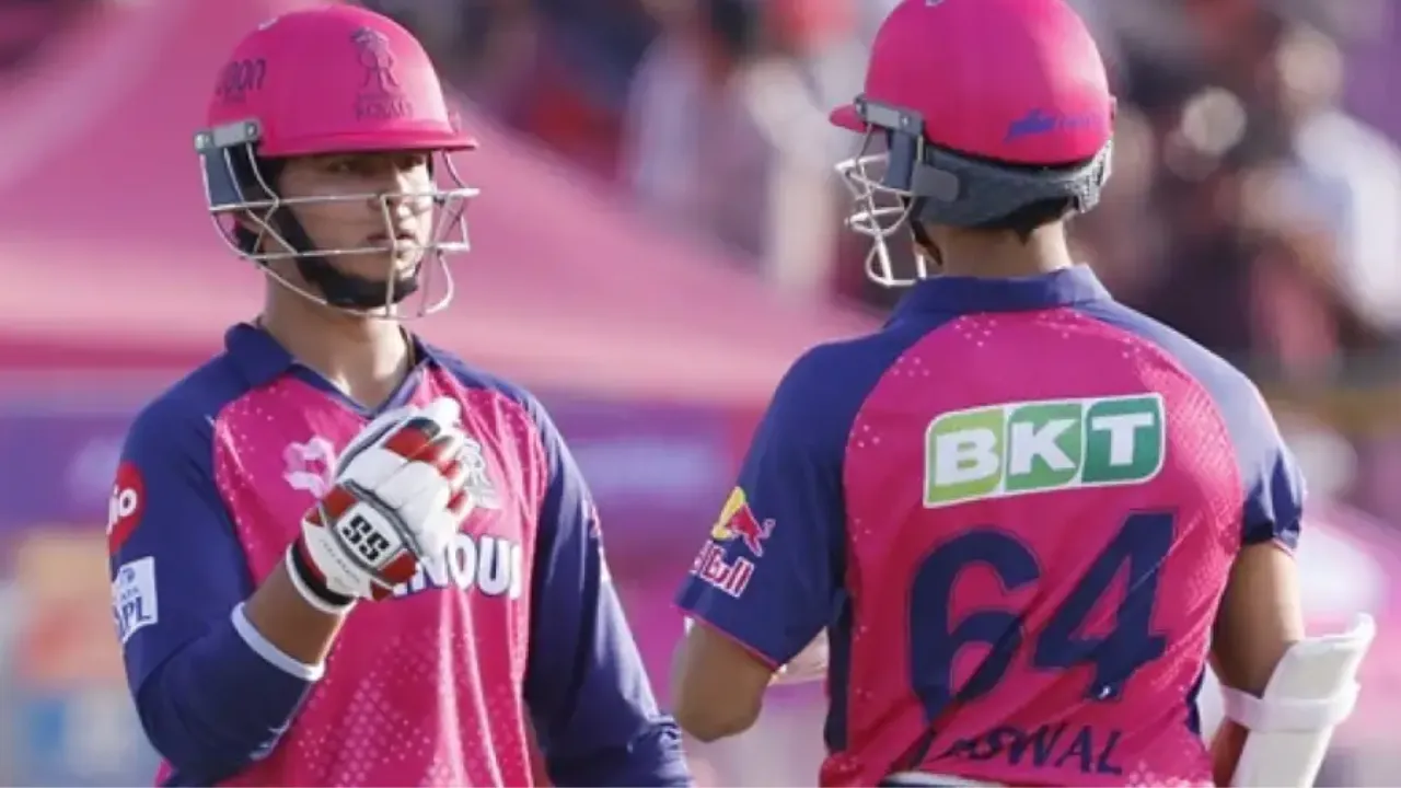 Jaiswal and Vaibhav, smashing the fastest team 50 of IPL 2025.