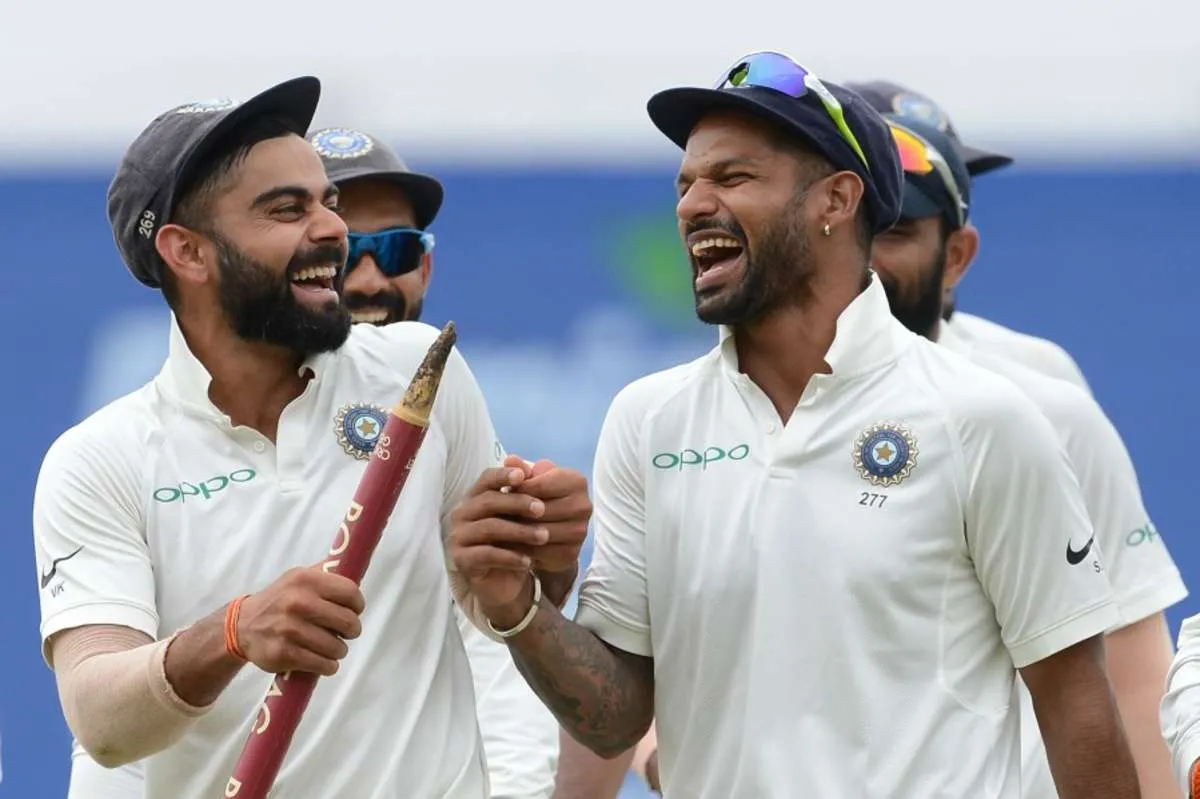 Shikhar Dhawan recalls fun dressing room moments