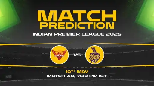 IPL 2025: SRH vs KKR Prediction– Match 60