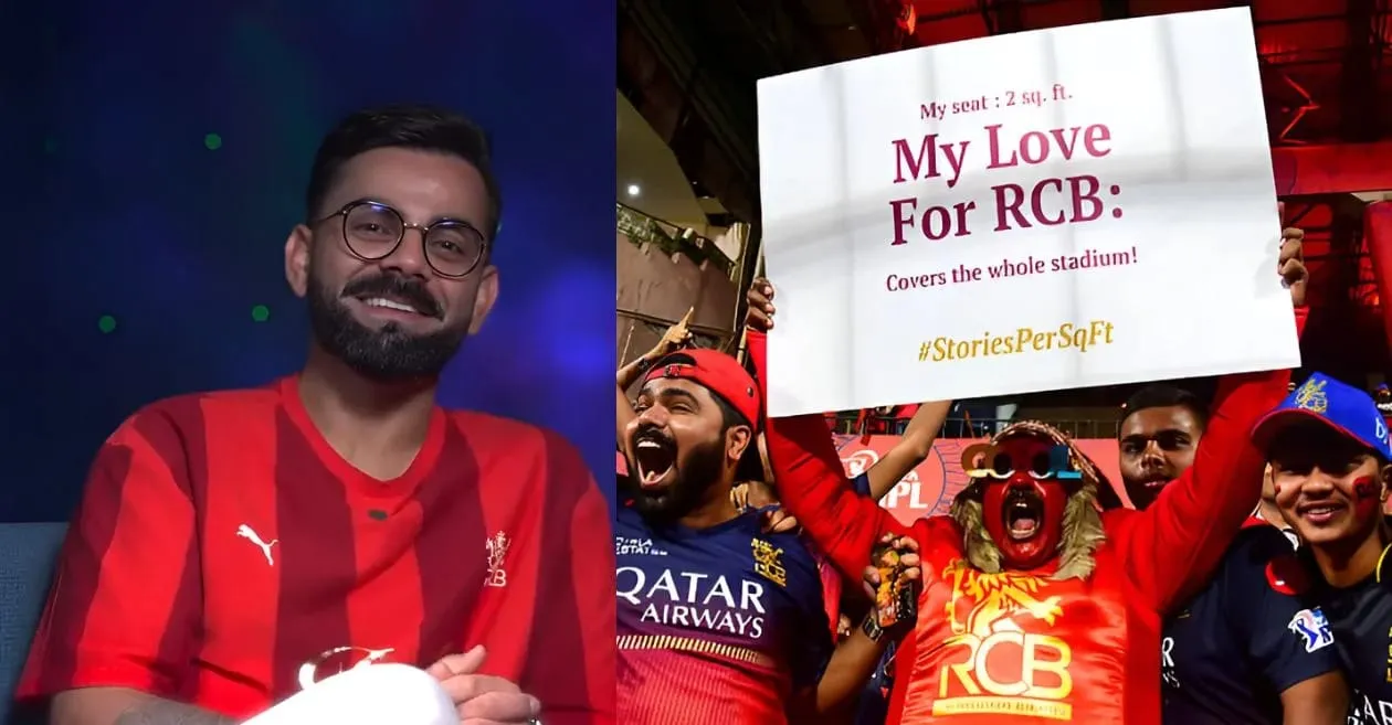RCB fans love towards Virat Kohli